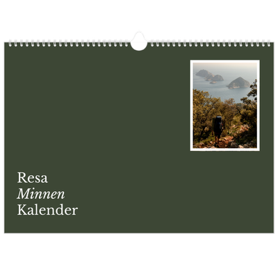 Fotokalender A3 Enkel — Redaktionell Jord [omslag]
