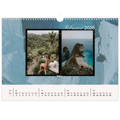 Fotokalender A3 Enkel — Äventyrslängtan [Februari]