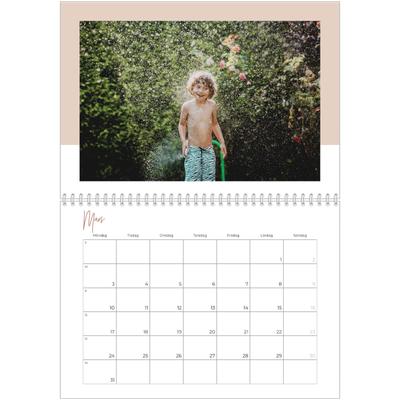Fotokalender A3 Klassisk (30 x 40 cm) — Kalender i naturfärger [Mars]