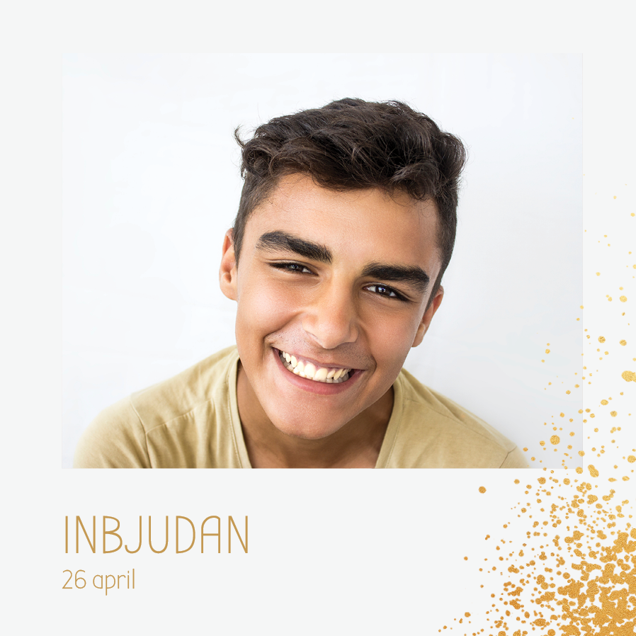 Inbjudningar — Stänk av guld