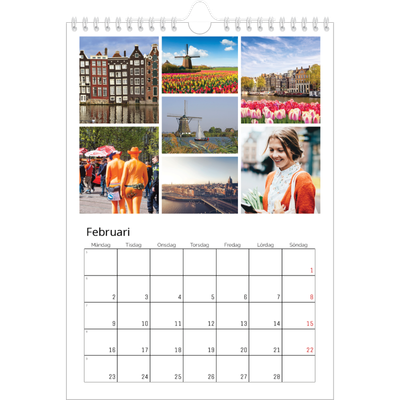 Fotokalender A4 Enkel (20 x 30 cm) — Bildgaller [Februari]