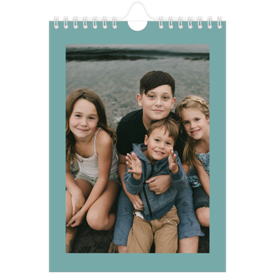 Fotokalender A5 Enkel — Kalender i jordtoner [omslag]