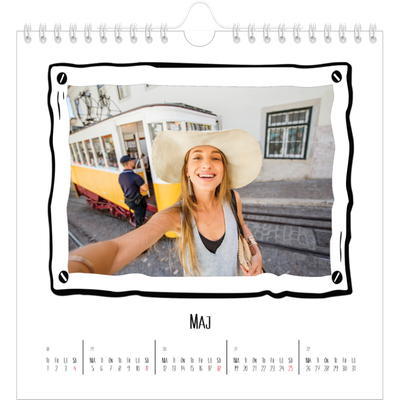 Årskalender kvadratisk — Albumögonblick [omslag]