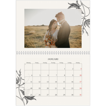 Fotokalender A3 Klassisk — Bläck & murgröna