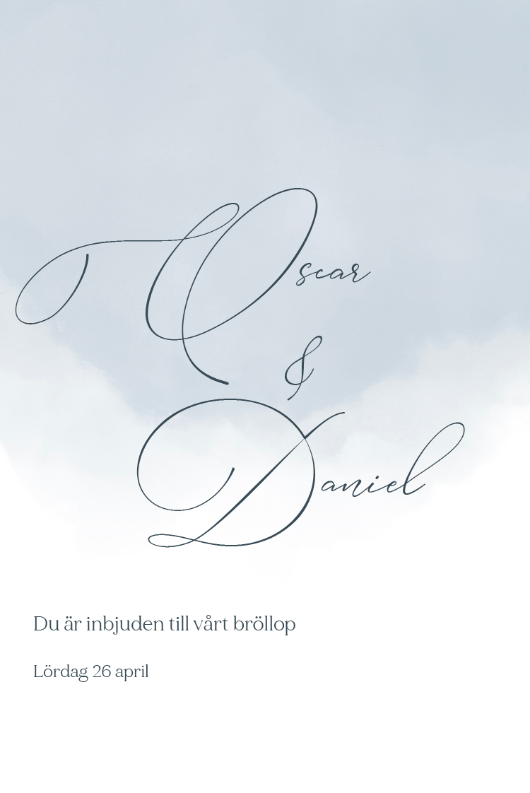 Inbjudningar — Akvarellabstraktion