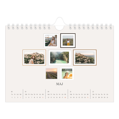 Fotokalender A5 Enkel — Bildvägg [omslag]