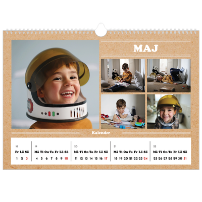 Fotokalender A3 Enkel — Magasinstil [omslag]