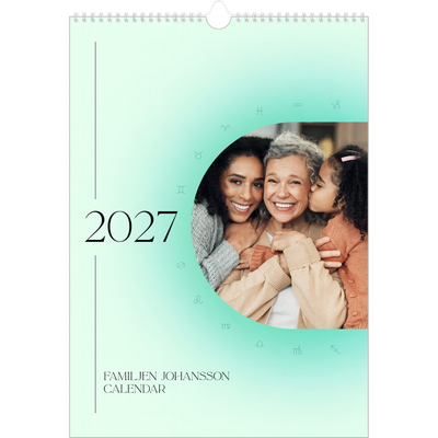 A3 Årskalender — Stjärnteckens färger [omslag]