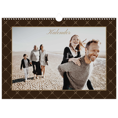 Fotokalender A3 Enkel — Geometriskt mönster [omslag]