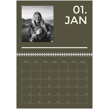 Fotokalender A3 Klassisk — Modern och djärv