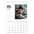 Fotokalender A4 Enkel (20 x 30 cm) — Serif och ögonblick [Januari]