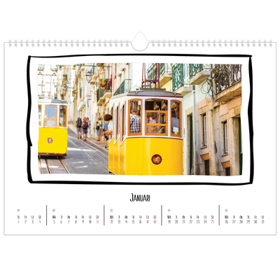 Fotokalender A3 Enkel — Albumögonblick [Januari]