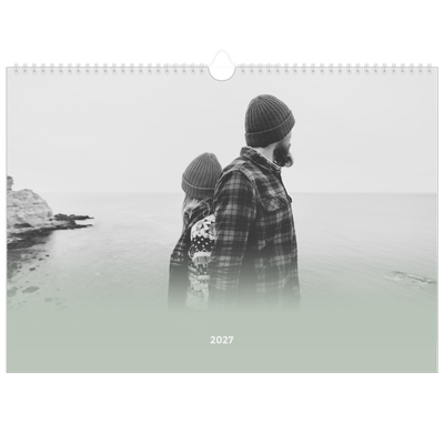 Fotokalender A3 Enkel — Grön dimma [omslag]