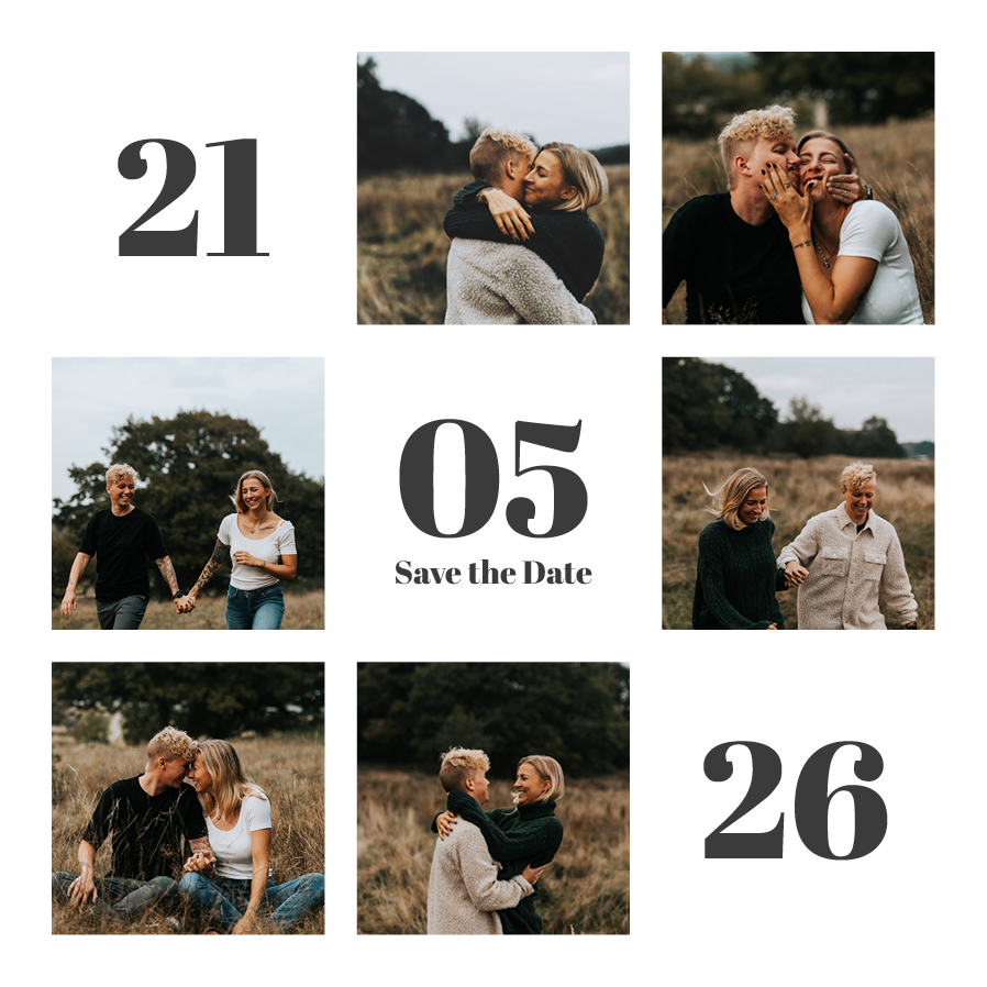 Save the date — Diagonal datum