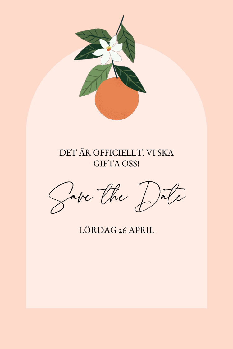 Save the date — Citrusfirande