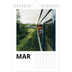 Fotokalender A5 Enkel — Vit kalender [Mars]