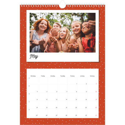 A3 Årskalender — Färgglada retro bilder [omslag]