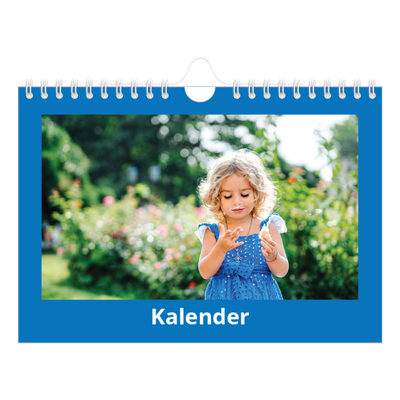 Fotokalender A5 Enkel — Snygga färger [omslag]