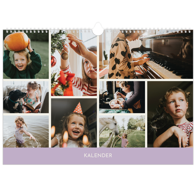 Fotokalender A3 Enkel — Pastellkapitel [omslag]