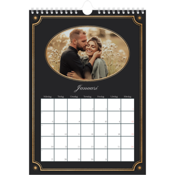 Fotokalender A4 Enkel — Klassisk vintage