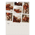 Fotokalender A4 Enkel (20 x 30 cm) — Dynamiska bilder [omslag]