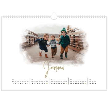 Fotokalender A3 Enkel — Fotoeffekter