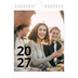 Fotokalender A5 Enkel — Bokstäver och tal [omslag]