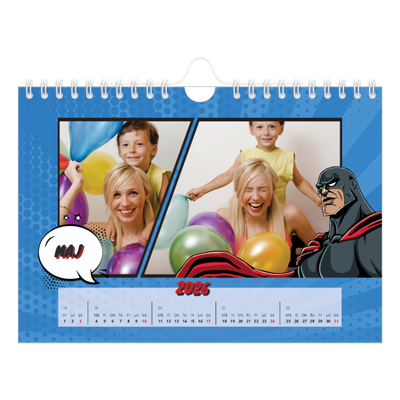 Fotokalender A5 Enkel — Serietidning [omslag]