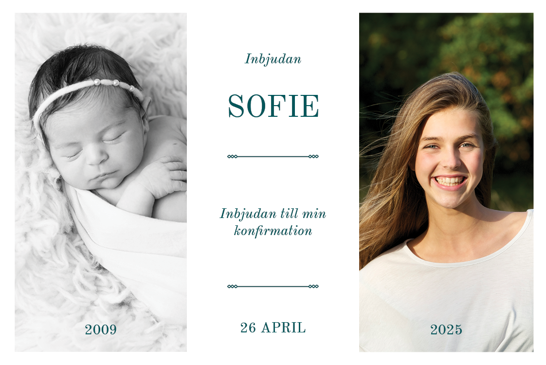 Inbjudningar — Då och nu