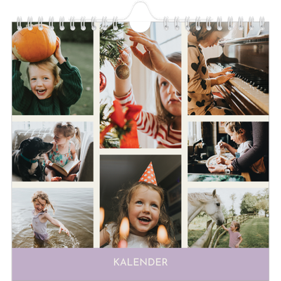 Årskalender kvadratisk — Pastellkapitel [omslag]
