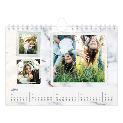 Fotokalender A5 Enkel — Bildsamling [April]