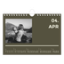Fotokalender A5 Enkel — Modern och djärv [April]