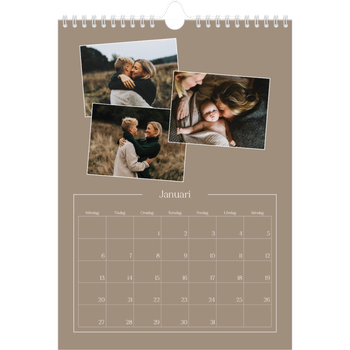 Fotokalender A4 Enkel — Skapade minnen