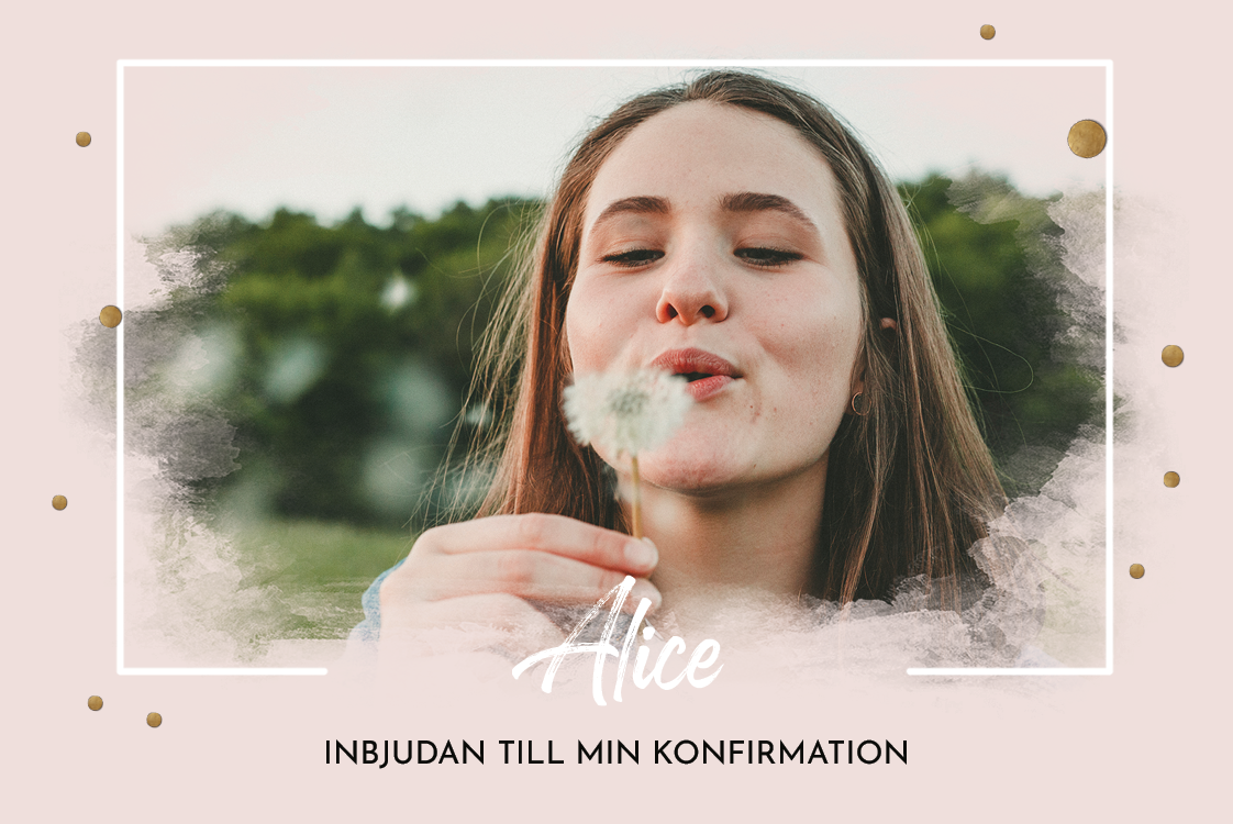 Inbjudningar — Mjuka pasteller