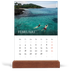 Skrivbordskalender med träställ - Stående — Enkel serif-teckensnitt [Februari]