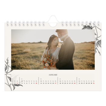 Fotokalender A5 Enkel — Bläck & murgröna