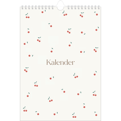 Fotokalender A4 Enkel (20 x 30 cm) — Körsbärslycka [omslag]
