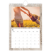 Fotokalender A5 Enkel — Paneler i trä [omslag]