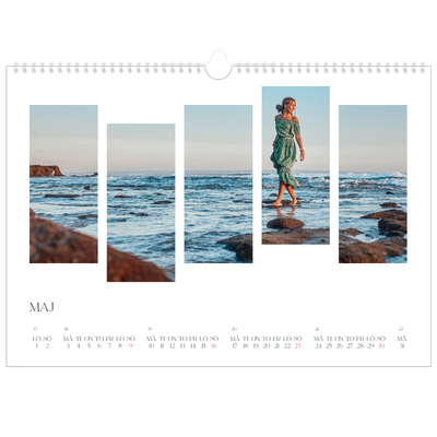 Fotokalender A3 Enkel — Resemosaiker [Maj]