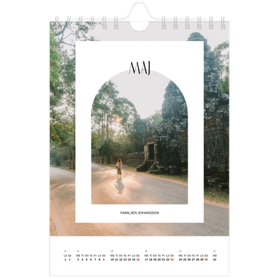 Fotokalender A5 Enkel — Det öppna valvet [Maj]