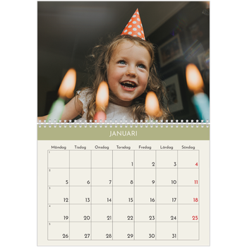 Fotokalender A3 Klassisk — Pastellkapitel