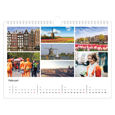 Fotokalender A4 Enkel — Bildgaller [Februari]
