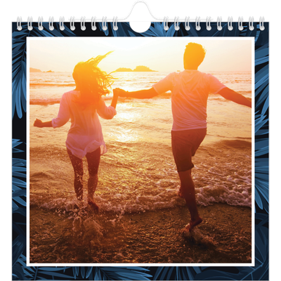 Årskalender kvadratisk — Botanisk stil [omslag]