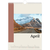 Fotokalender A4 Enkel (20 x 30 cm) — Världens sevärdheter [April]