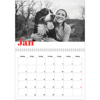Fotokalender A3 Klassisk — Storslaget år