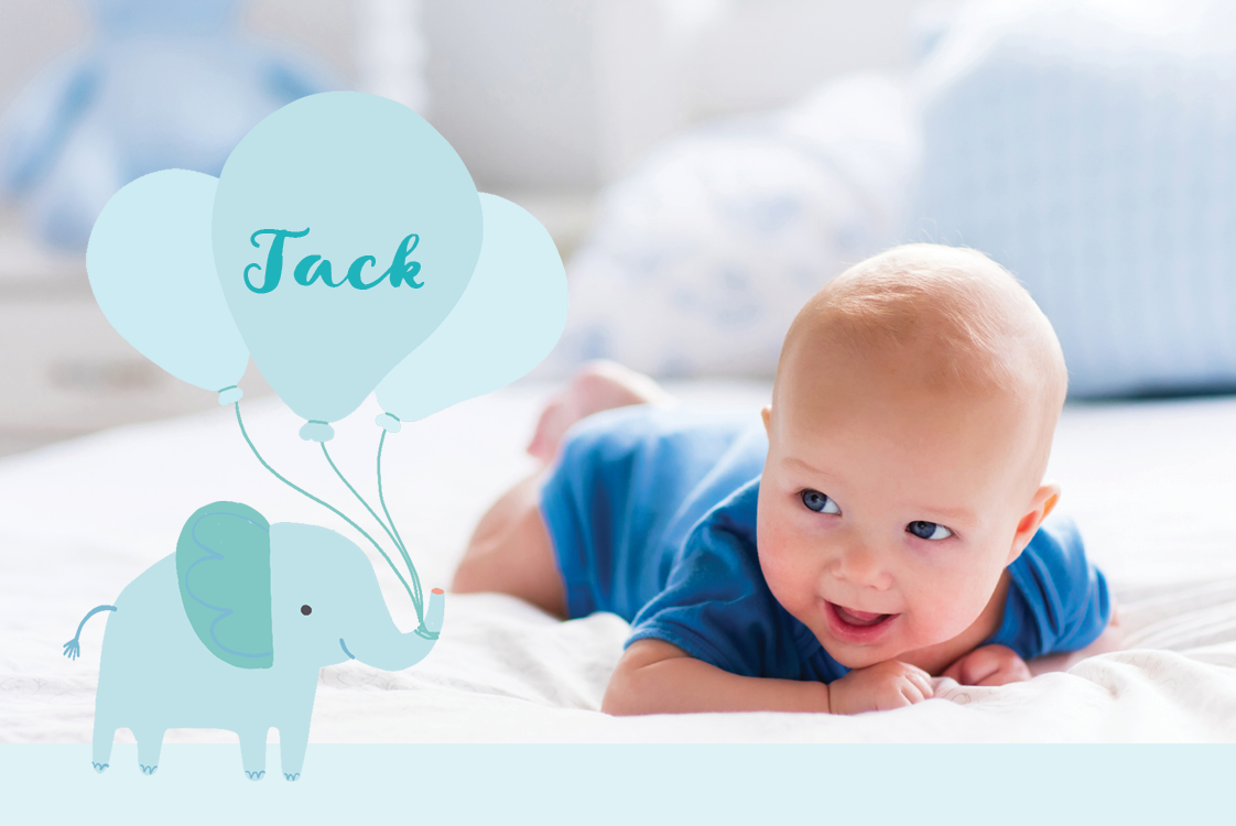 Tack — Blå elefant