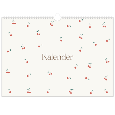 Fotokalender A3 Enkel — Körsbärslycka [omslag]