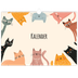 Fotokalender A3 Enkel — Kattassistentar och klotter [omslag]