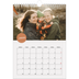 Fotokalender A4 Enkel (20 x 30 cm) — Fotoklistermärke [Januari]