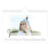 Fotokalender A5 Enkel — Transparent ram [Januari]